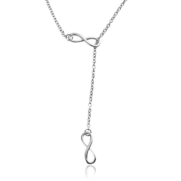 Y Shaped Lariat Necklace Link Cable Chain - Sexy Sparkles Fashion Jewelry - 1