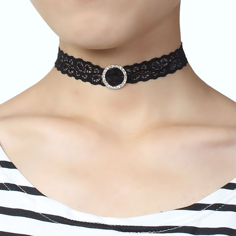 Sexy Sparkles Velvet Choker Necklace for Women Girls Gothic Choker Bolo Tie Corset Lace Chokers - Sexy Sparkles Fashion Jewelry - 2