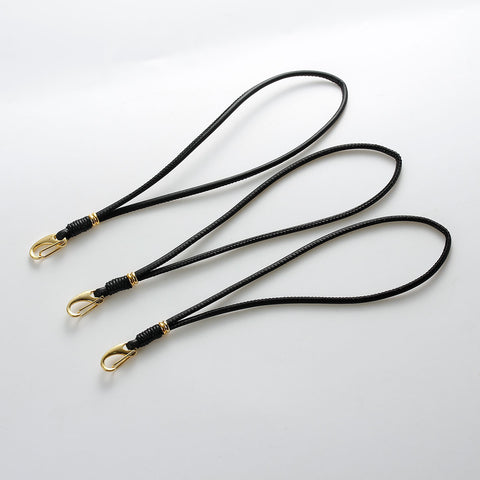 Black European Style Double Layor Charm Bracelets 19.5cm(7 5/8") long - Sexy Sparkles Fashion Jewelry - 2