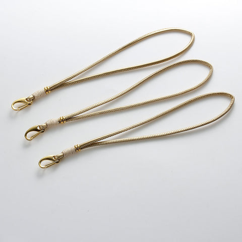 Golden European Style Double Layor Charm Bracelets 19.5cm(7 5/8") long - Sexy Sparkles Fashion Jewelry - 2