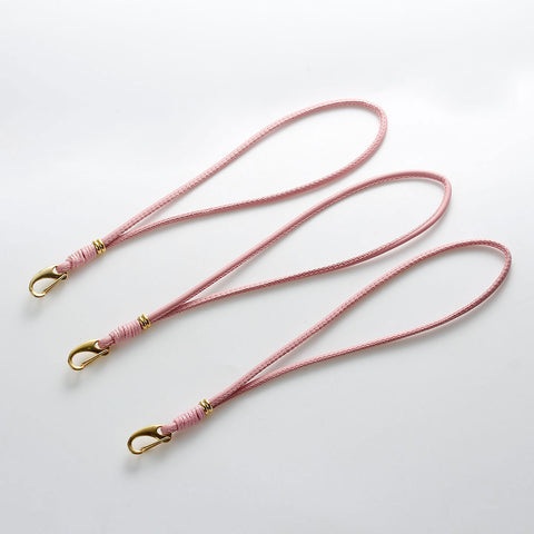 Pink European Style Double Layor Charm Bracelets 19.5cm(7 5/8") long - Sexy Sparkles Fashion Jewelry - 2