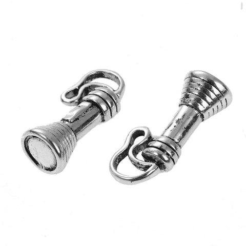 SEXY SPARKLES 3D Flashlight Charm Bead for European Snake Chain Charm Bracelet - Sexy Sparkles Fashion Jewelry - 2