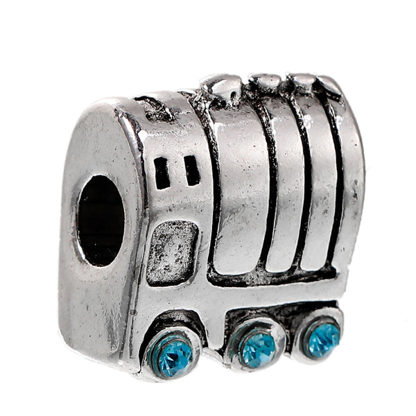 Train Charm Bead for European Snake Chain Charm Bracelet - Sexy Sparkles Fashion Jewelry - 1