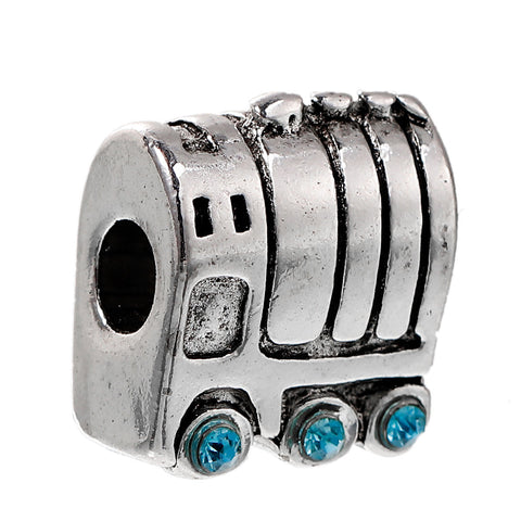 Train Charm Bead for European Snake Chain Charm Bracelet - Sexy Sparkles Fashion Jewelry - 1