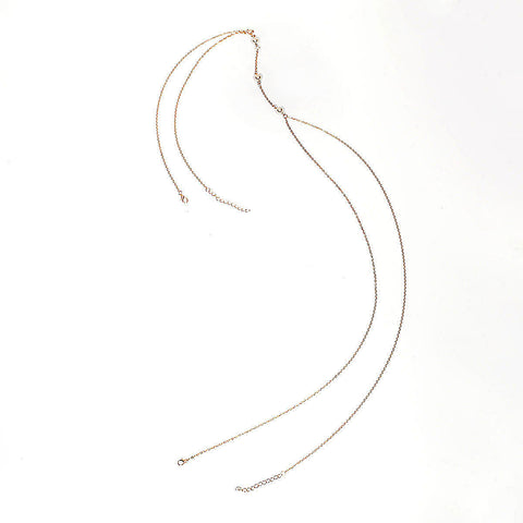 Sexy sparkles Bikini Beach Crossover Harness Necklace Waist Belly Body Chain Jewelry Women - Sexy Sparkles Fashion Jewelry - 3