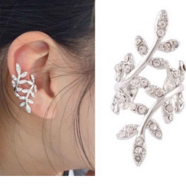 Sexy Sparkles Ear Cuffs Clip Wrap Earrings Stud Wrap Earrings Earrings Cuffs For Women And Girls Clip On The Ears - Sexy Sparkles Fashion Jewelry - 1