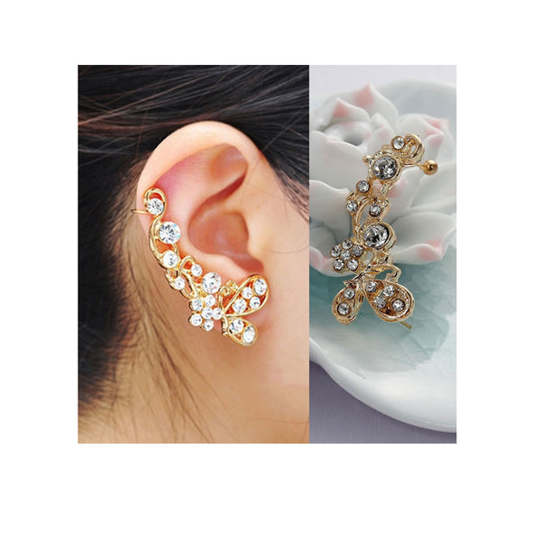 Sexy Sparkles Ear Cuffs Clip Wrap Earrings Stud Wrap Earrings Earrings Cuffs For Women And Girls Clip On The Ears