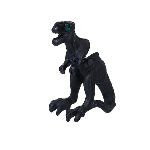 SEXY SPARKLES Sexy Sparkles Dinosaur 3D Double Sided Ear Stud Earrings for Women with Green Rhinestones - Sexy Sparkles Fashion Jewelry - 3