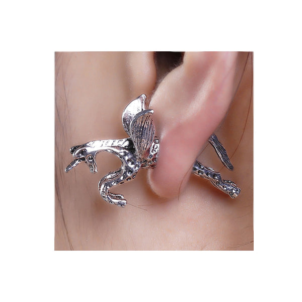 SEXY SPARKLES Sexy Sparkles Pegasus Flying Horse 3D Double Sided Ear Stud Earrings for Women