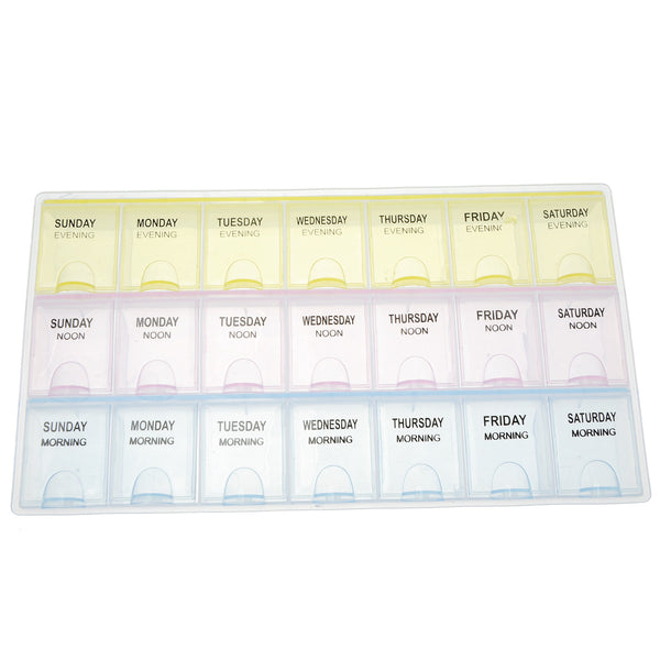 Sexy Sparkles Weekly Three a Day Pill Organizer Plastic Box Storage Sort Medication