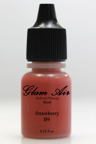 Glam Air Airbrush Blush Makeup Master Set of 10 Air Brush Blush Shades -Water-based 0.25 Oz - Sexy Sparkles Fashion Jewelry - 10