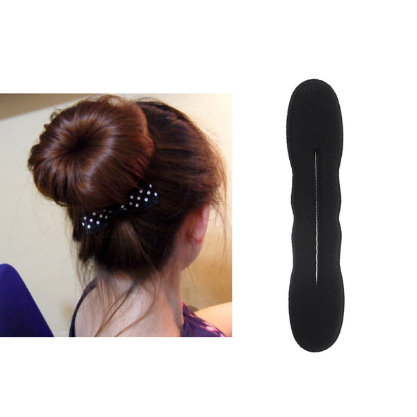 Sexy Sparkles 1 Sponge Bun Updo Curlers Rollers Hair Styler (23cmx4.5cm)