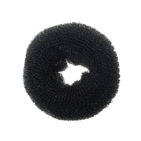 1 Pc Black Nylon Stylish Hair Bun Ring Donut Hair Styler Tool [Misc.] - Sexy Sparkles Fashion Jewelry - 1
