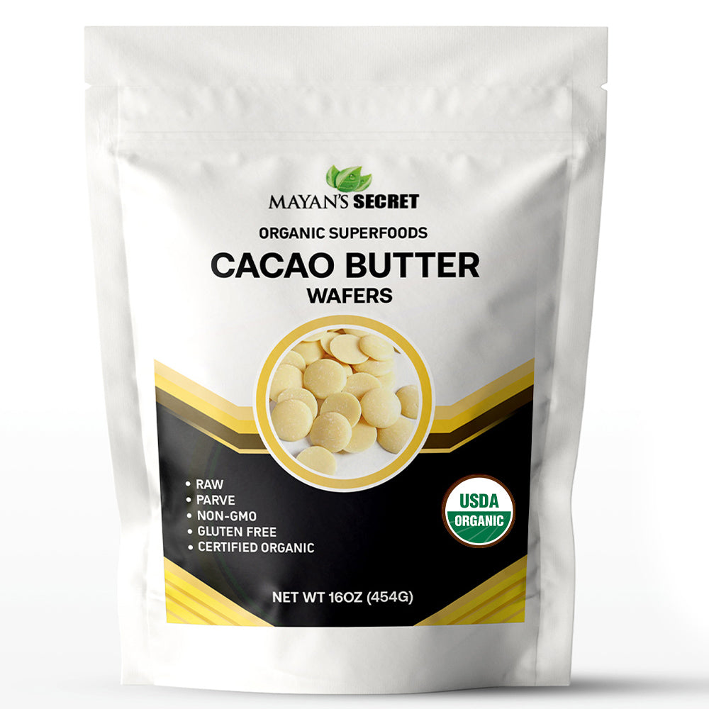 Raw Cocoa Butter Pure Unrefined Food Grade (Bag)