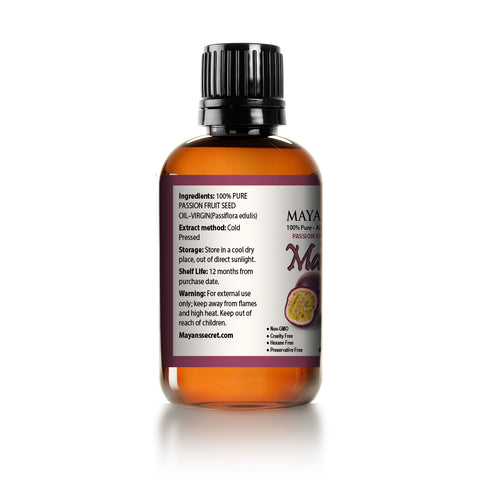 Passion Fruit Seed oil/Maracuja Oil 100% Pure/Natural/Cold Pressed/Undiluted