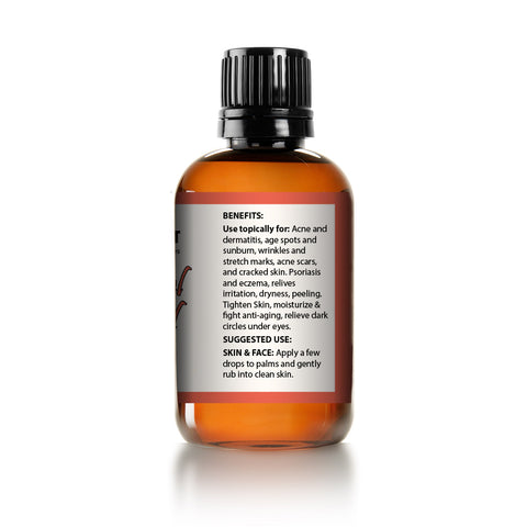 Peach Kernel Oil for Skin Elasticity,Firming, Hair, Massage and Nail Care. 4 Fl. oz