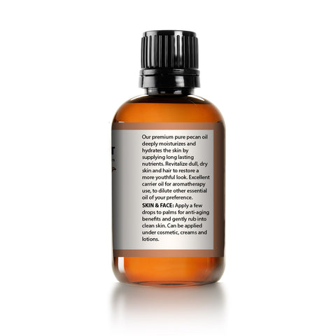 Pecan oil for Skin Tightening, Wrinkles Prevention, Rejuvenate Skin Cells