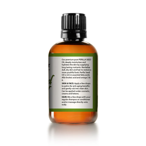 Perilla Seed Oil omega-3 essential fatty acid and alpha-linolenic acid for skin