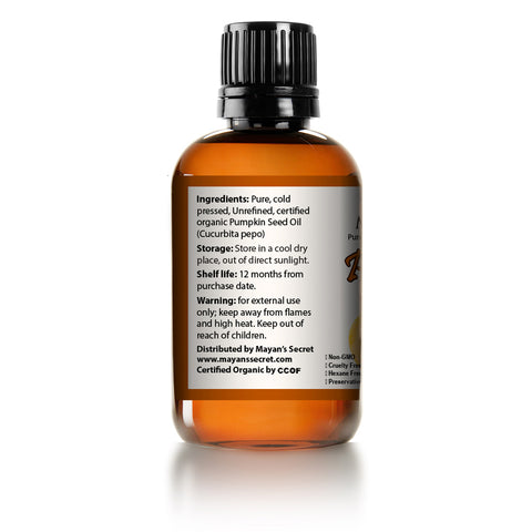 PUMPKIN SEED OIL - EXTRA VIRGIN ORGANIC