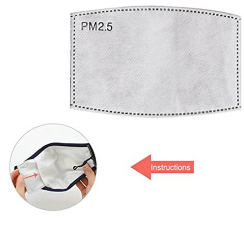 1PCS- Face Reusable Mask Washable Protective Mouth Cotton Mask with 2 Filters