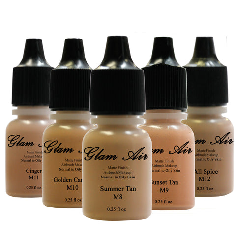 Glam Air Airbrush Makeup Machine System with 5 Tan MatteShades of Foundation and Airbrush Blush light - Sexy Sparkles Fashion Jewelry - 2