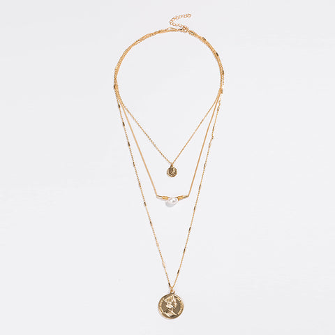 SEXY SPARKLES Multilayer Layered Layer Long Necklaces Chain for Womens Jewelry