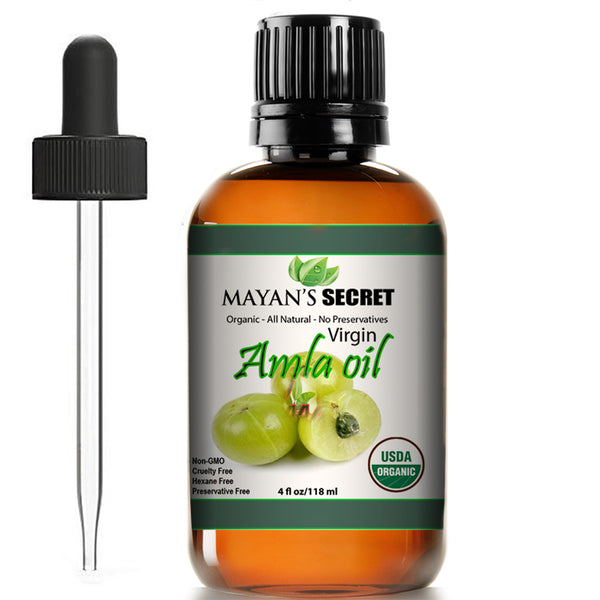 Amla oil for hair growth Virgin Organic USDA Certified