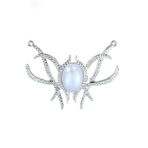 Royal Elven Galadriel Pendant with Acrylic Pearl Imitation - Sexy Sparkles Fashion Jewelry - 1