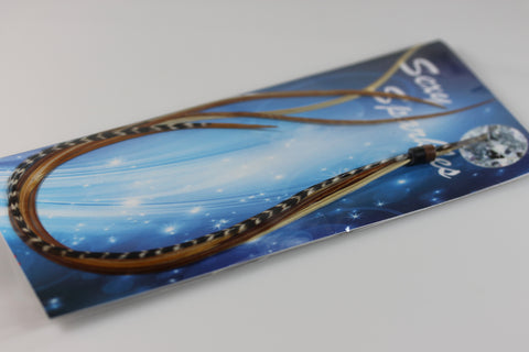 Feather Hair Extension 8-10 Natural Mixes of Brown, Beige and Grizzly Feathers! 5 Salon Quality Feathers - Sexy Sparkles Fashion Jewelry - 2