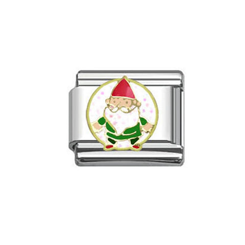 Gnome Italian Link Bracelet Charm