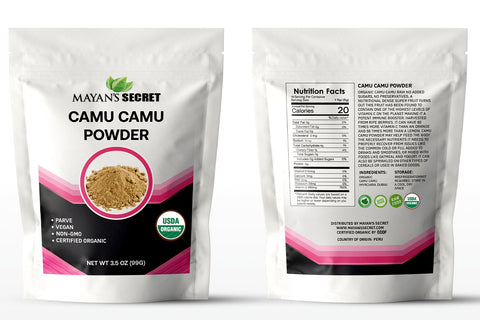 Mayan's Secret Superfoods Camu Camu Powder (Organic), 3.5 Ounce