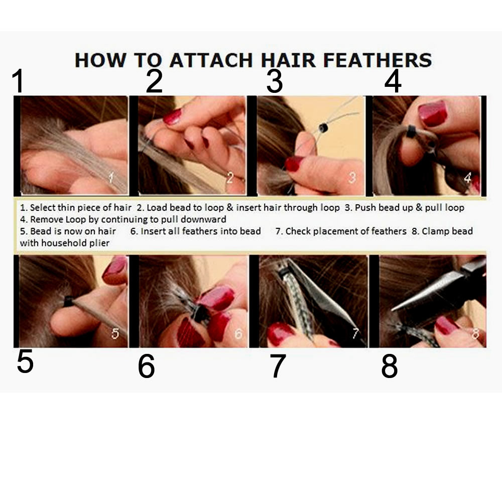 Feather Hair Extensions | Pre-Bundled Feathers I Pink This Is The One / Medium