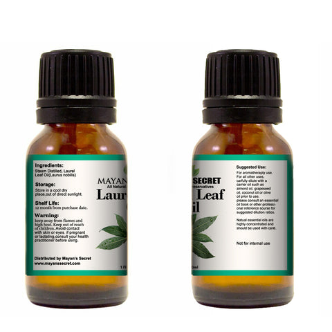 Laurel Leaf Essential Oil (100% Pure -Best Therapeutic Grade Essential Oil - 30 ml(1 oz)