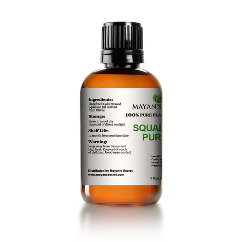 Squalane Oil Moisturizer with 100% Pure Plant Derived Squalane for Face, Body, Skin and Hair - Face Oil 1 fl. oz.