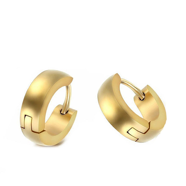 Sexy Sparkles Stainless Steel Mens Womens Hoop Earrings Piercings Huggie Hypoallergenic - Sexy Sparkles Fashion Jewelry - 1