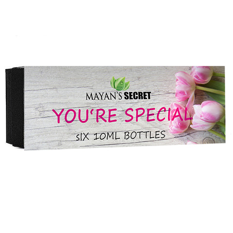 Premium Grade Fragrance Oil- You're Special- Gift Set 6/10ml Bliss, Love Type, Juniper Breeze, Alluring, Darling, Freshness